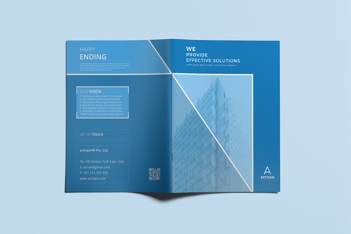 Bi-fold Brochure, a Brochure Template by artisanHR (Photo 3 of 4)