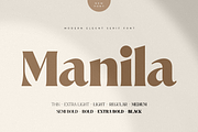 Manila – Modern Elegant Serif Font, a Serif Font by Hamz Studio (Thumbnail 1 of 28)