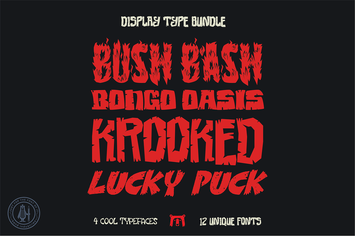Font Collection | 4 Unique Styles, a Sans Serif Font by Bend Industries (Photo 2 of 11)
