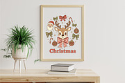 Cute Christmas Reindeer PNG, an Illustration by Libby Wishes (Thumbnail 3 of 6)