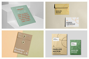 Stationery Branding Mockups Vol.6