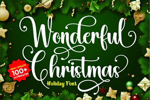 Wonderful Christmas Font