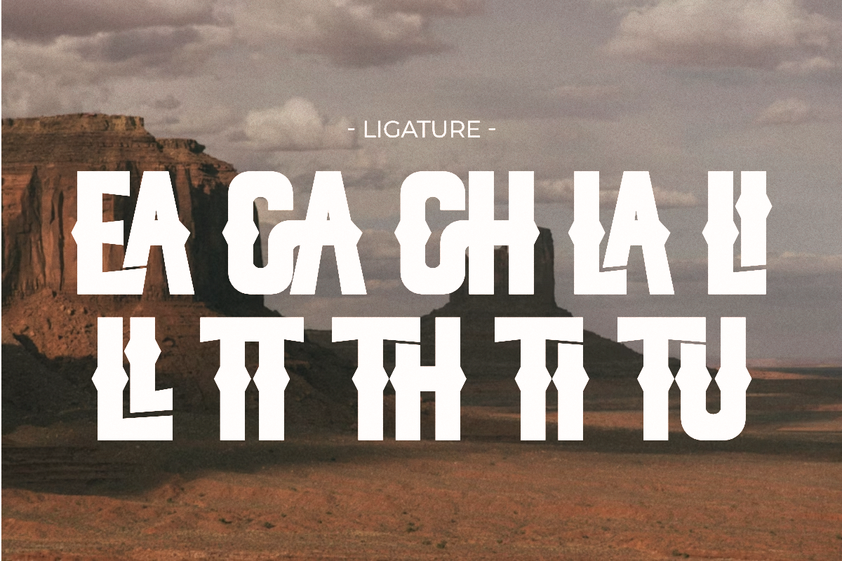 Scream - Vintage Western Sans Serif, a Sans Serif Font by Pian45 Studio (Photo 4 of 10)