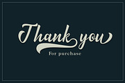Minthas, a Script Font by Amarlettering (Thumbnail 7 of 7)