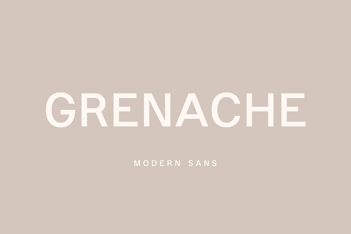 Grenache - Modern Sans