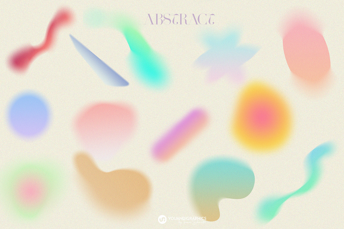 Colorful Grainy Gradient Backgrounds, a Texture Graphic by Youandigraphics (Photo 11 of 12)