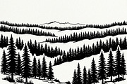 Majestic Pine Trees SVG, a Finance Illustration by Amazin_art (Thumbnail 32 of 32)