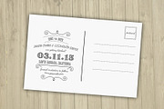 Save The Date Postcard Template-V06, an Invitation Template by Template Shop (Thumbnail 2 of 2)