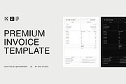 Premium Invoice (Figma & Affinity), a Stationery Template by BY NAD (Thumbnail 1 of 3)