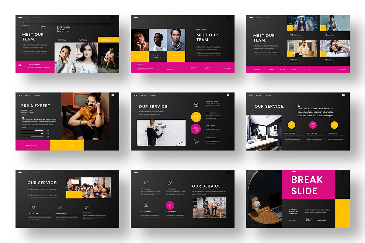Prili – Business Keynote Template, a Presentation Template by Dens Creative Studio (Photo 3 of 6)