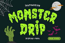 Monster Drip is a cute display font