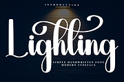 Lighting, a Handwritten Font by InermediaSTUDIO (Thumbnail 1 of 7)