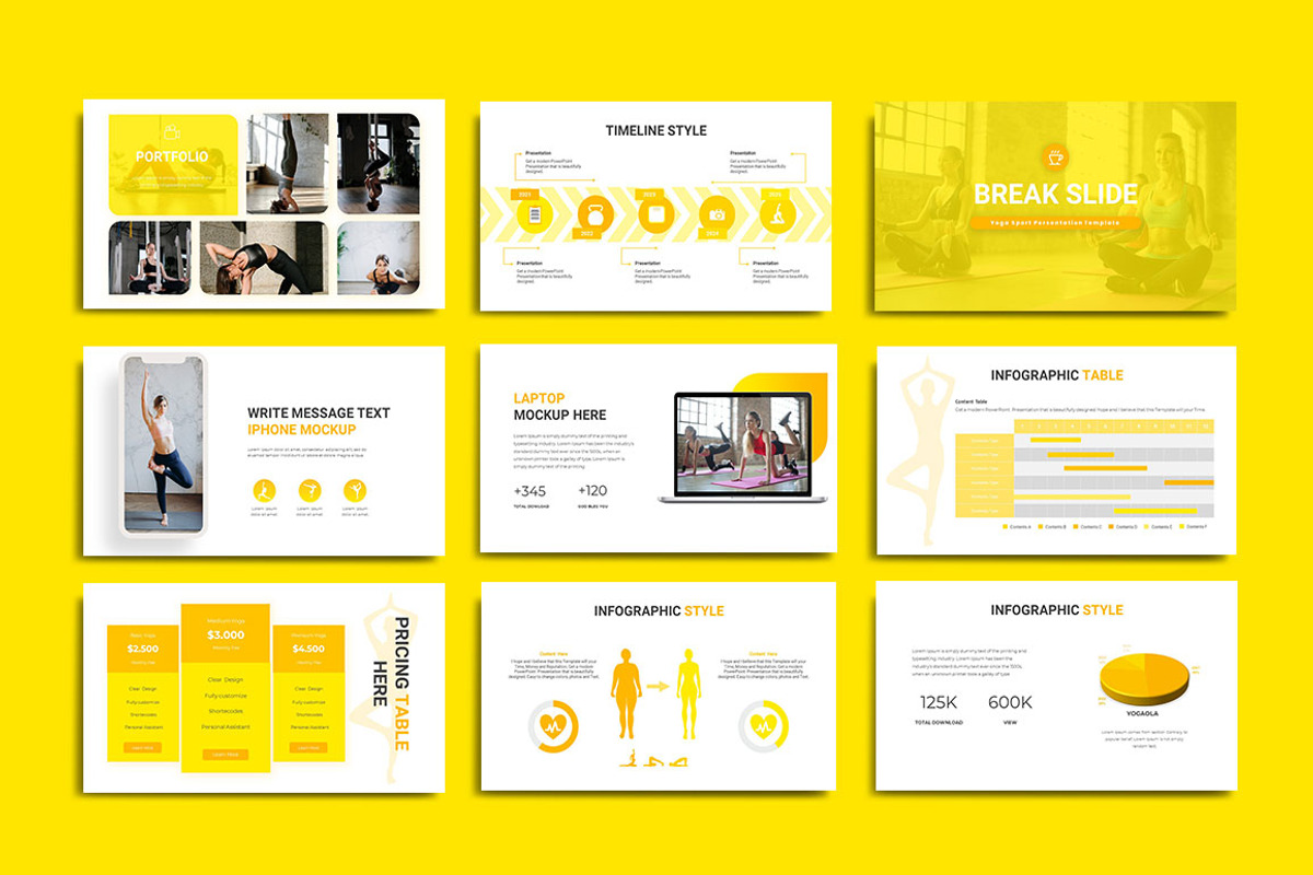 Yogaola Keynote & Google Slide, a Presentation Template by yanindesign (Photo 4 of 6)