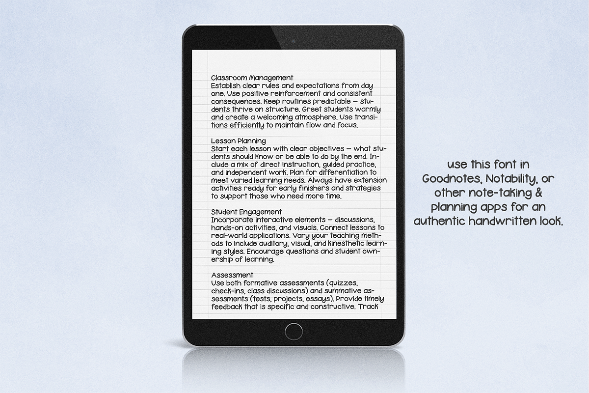 Tiny Acorns - Handwritten Sans Font, a Handwritten Font by Beck McCormick (Photo 7 of 10)