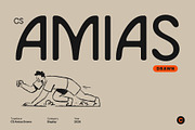 CS Amias Drawn, a Sans Serif Font by Craft Supply Co. (Thumbnail 1 of 8)