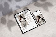 iPad and iPhone Mockup, a Wearable Device Mockup by graphicstory (Thumbnail 1 of 4)