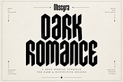 Obscyra — Dark Gothic Display Font, a Blackletter Font by Wow Magic (Thumbnail 3 of 4)
