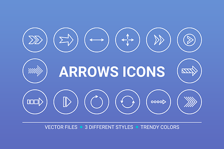Circle arrows icons, an Outline Icon by miumiu