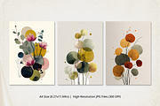 Abstract Botanical Watercolor Art, a Poster Template by Pixeness Studio (Thumbnail 2 of 2)