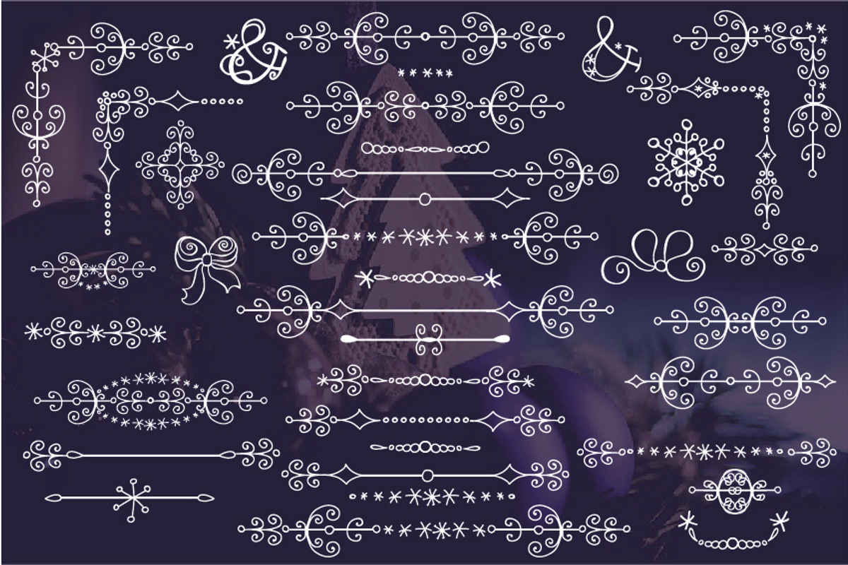 Winter borders,dividers set, an Object Graphic by Tatianakost49 (Photo 1 of 2)
