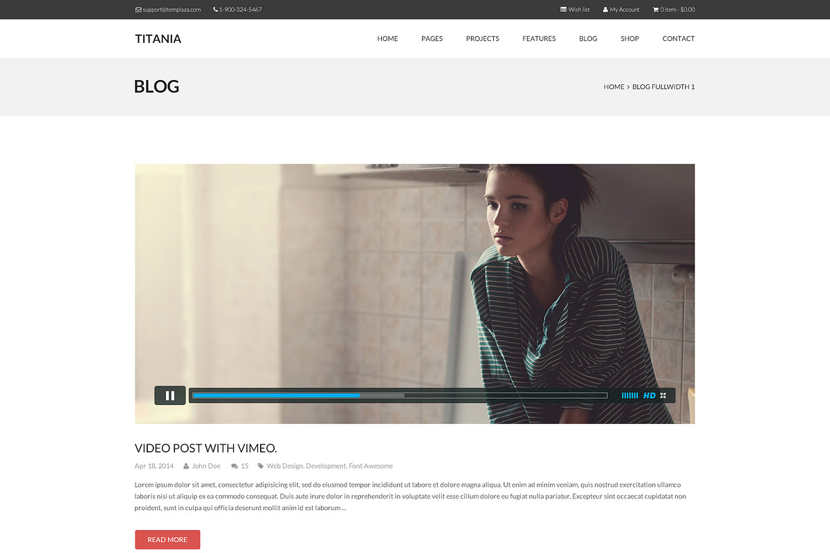 Titania - Multipurpose PSD Template, a Websites & App Template by TemPlaza (Photo 15 of 53)