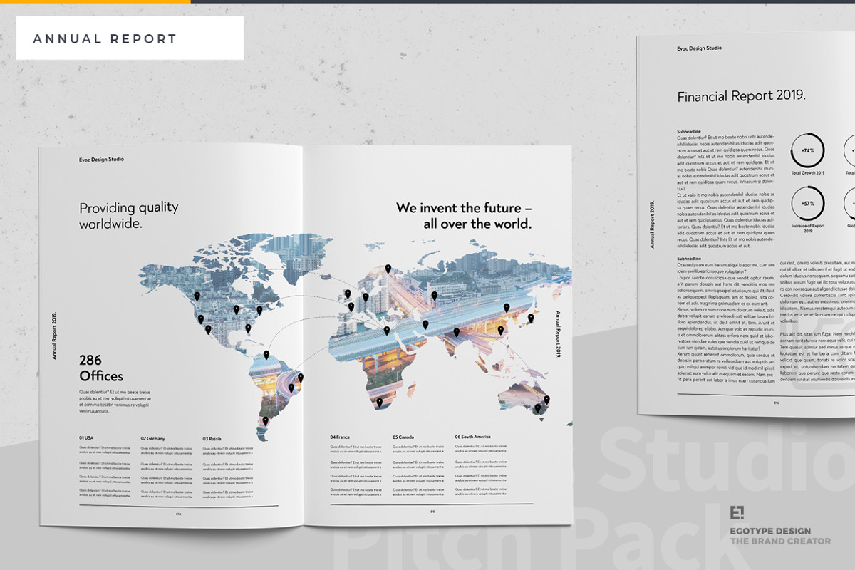Egotype Annual Report, a Brochure Template by Egotype (Photo 15 of 15)