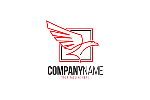 Line Bird Logo, a Branding & Logo Template by Xoovion