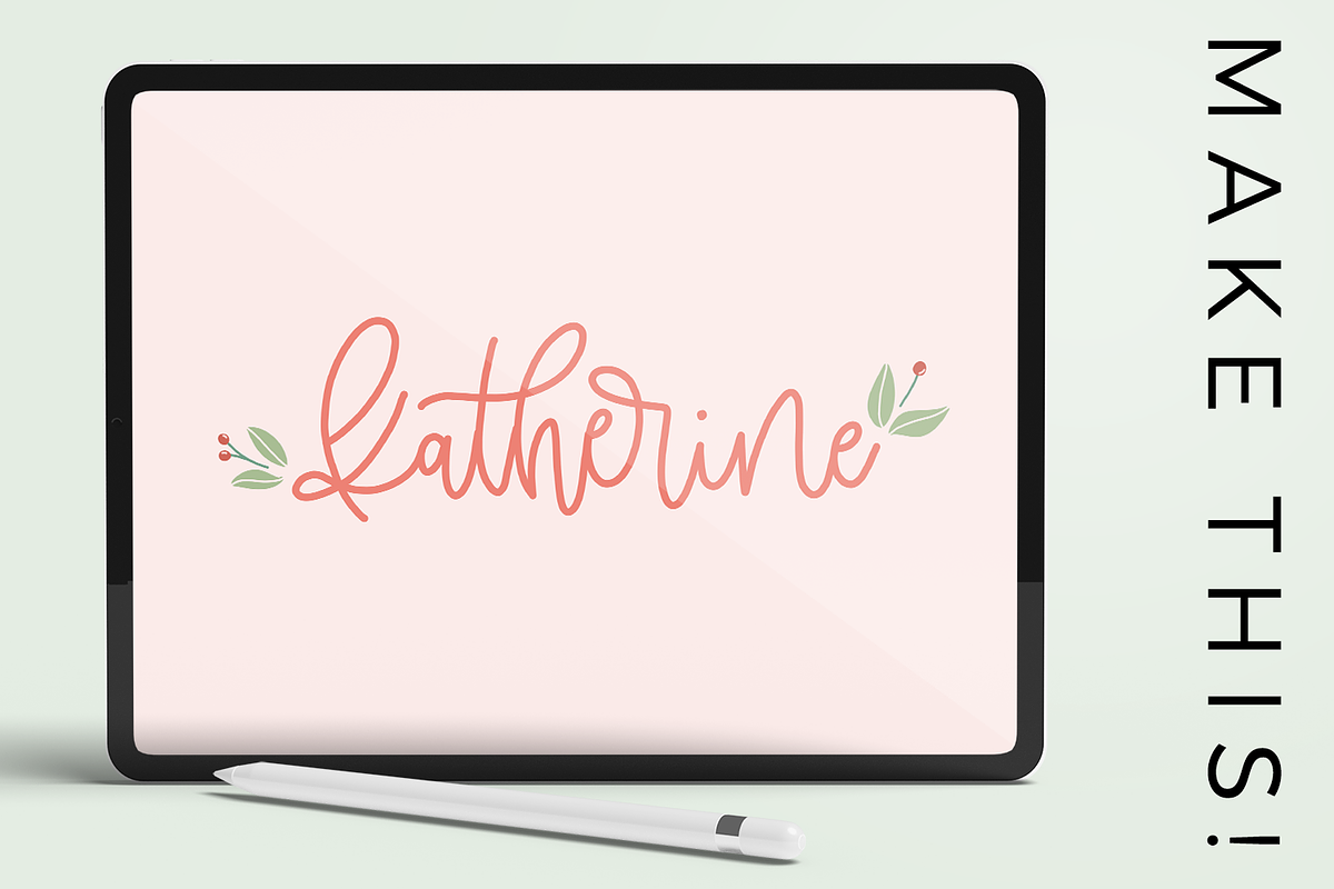 Procreate Lettering Brushes, a Brush Add-On by Beck McCormick (Photo 18 of 18)