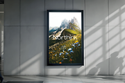 Indoor Lightbox Poster Mockup, a Mockup by Northink (Thumbnail 1 of 3)