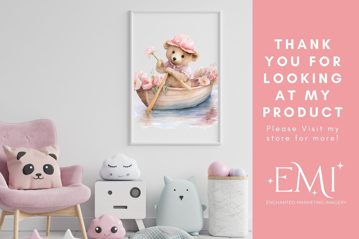 Pink Sea Adventure Clipart, an Illustration by NadiaTheronArt (Photo 4 of 4)