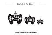 Joystick and Game Device Icons Set, a Technology Illustration by Designfour (Thumbnail 7 of 7)