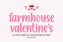 Farmhouse Valentine's Font