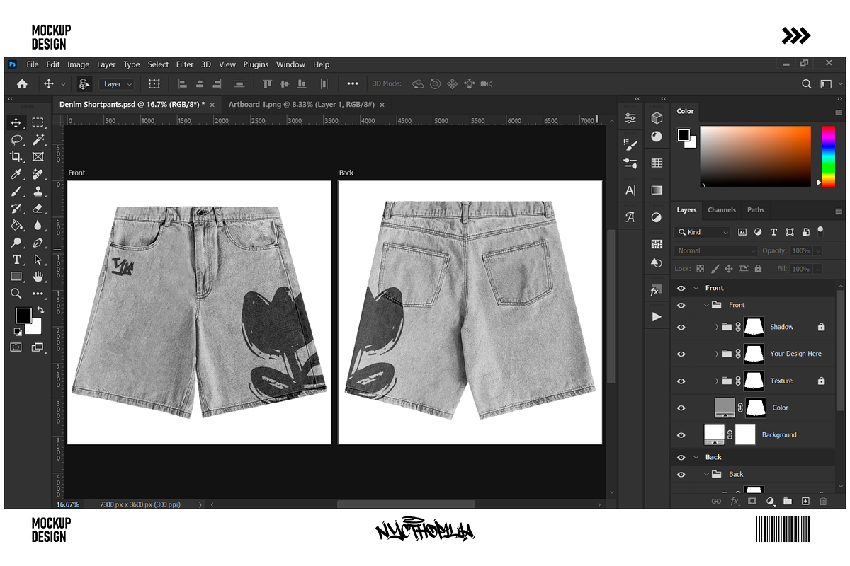 Realistic Pants Mockup Streetwear, a Bottom Mockup by NYCTHOPILIA STUDIO (Photo 4 of 9)