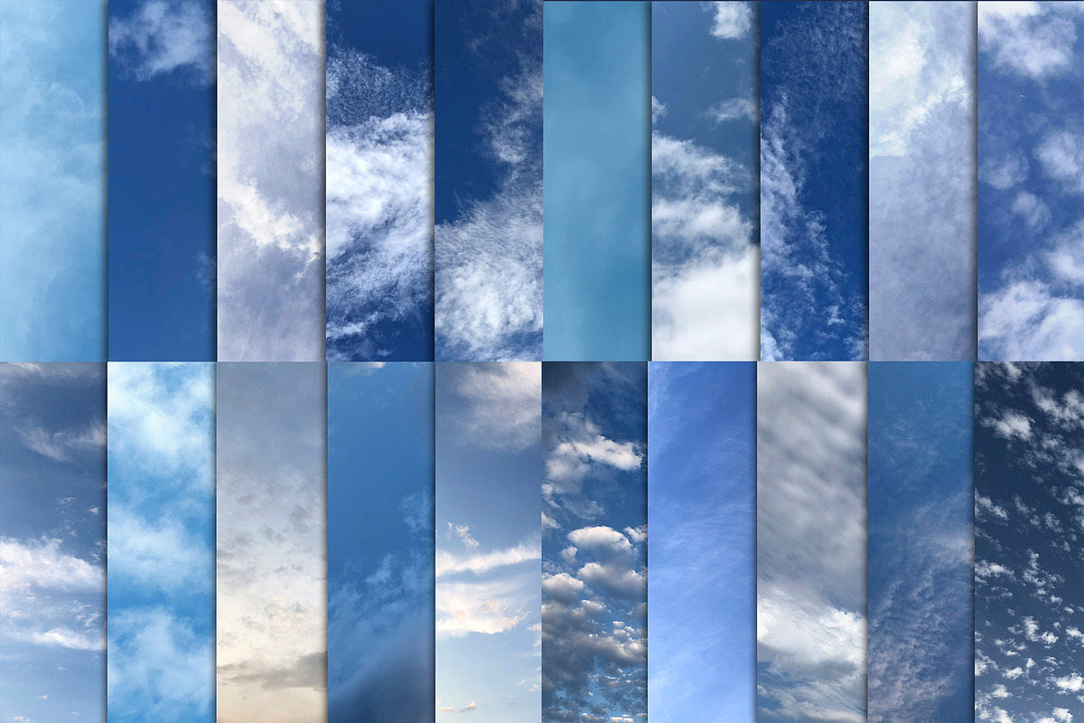 Ultimate Sky Textures Bundle x100, a Texture Graphic by SmartDesigns