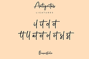 Antigritas – a Chic Handwritten Font, a Handwritten Font by Basnistudio (Thumbnail 11 of 12)