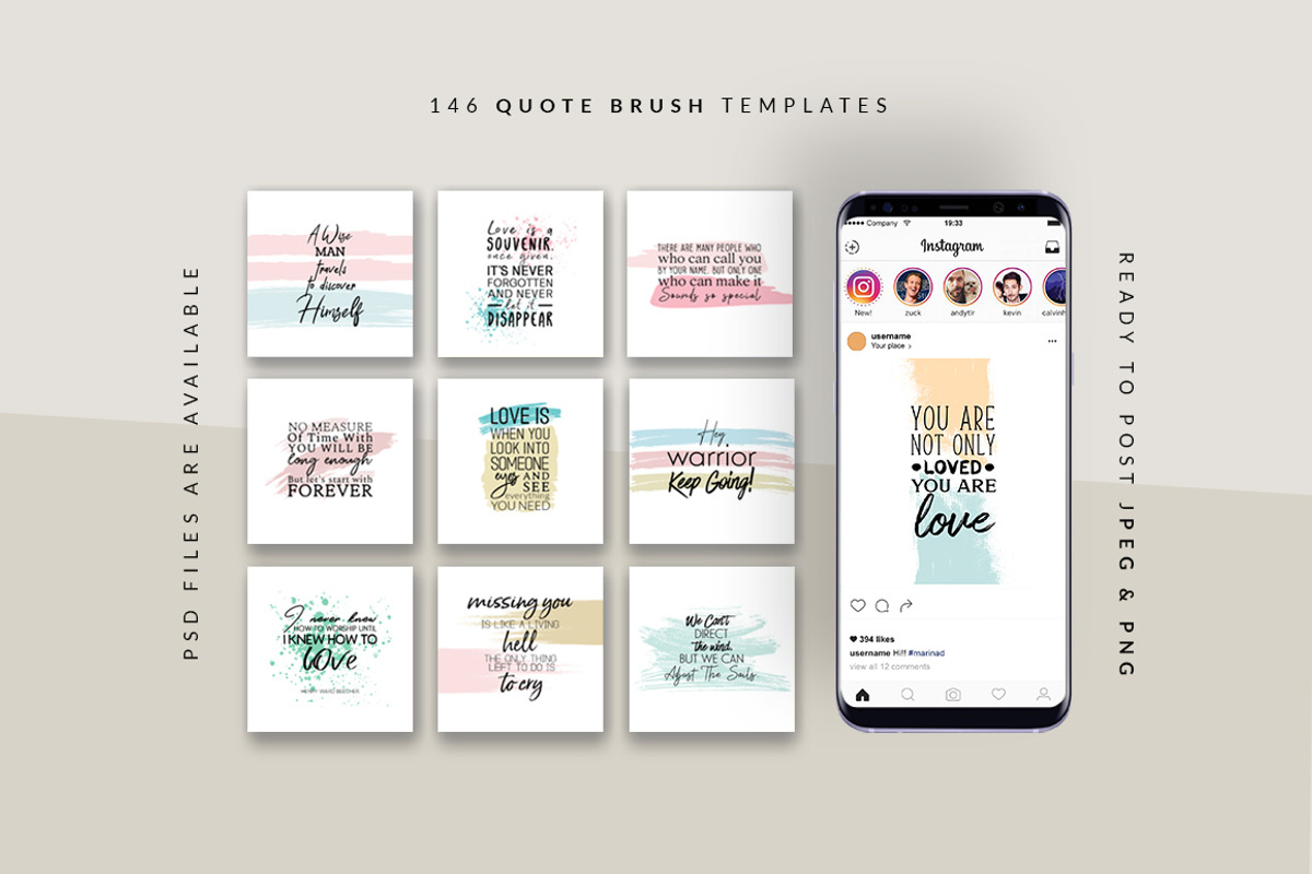 Instagram Social Media Quotes CANVA, a Social Media Template by Eviory (Photo 12 of 55)