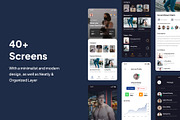 Mussles - Workout Apps UI Kits, an App Template by Minialis (Thumbnail 2 of 6)