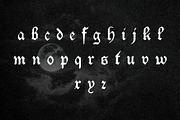 Infernal Grimoire Fantasy Font, a Blackletter Font by LunaCco Design (Thumbnail 4 of 7)