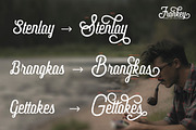 Frankey Vintage Font, a Script Font by AQR Studio (Thumbnail 7 of 9)