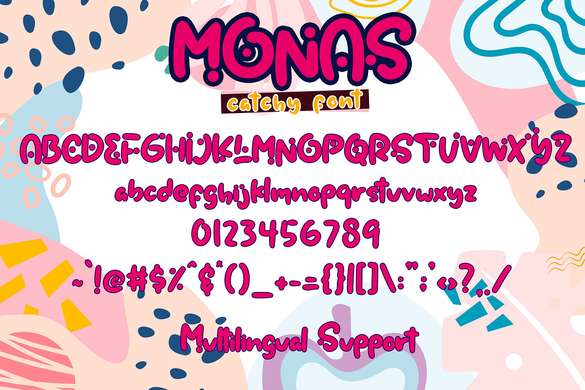 Monas - Catchy Font preview 8