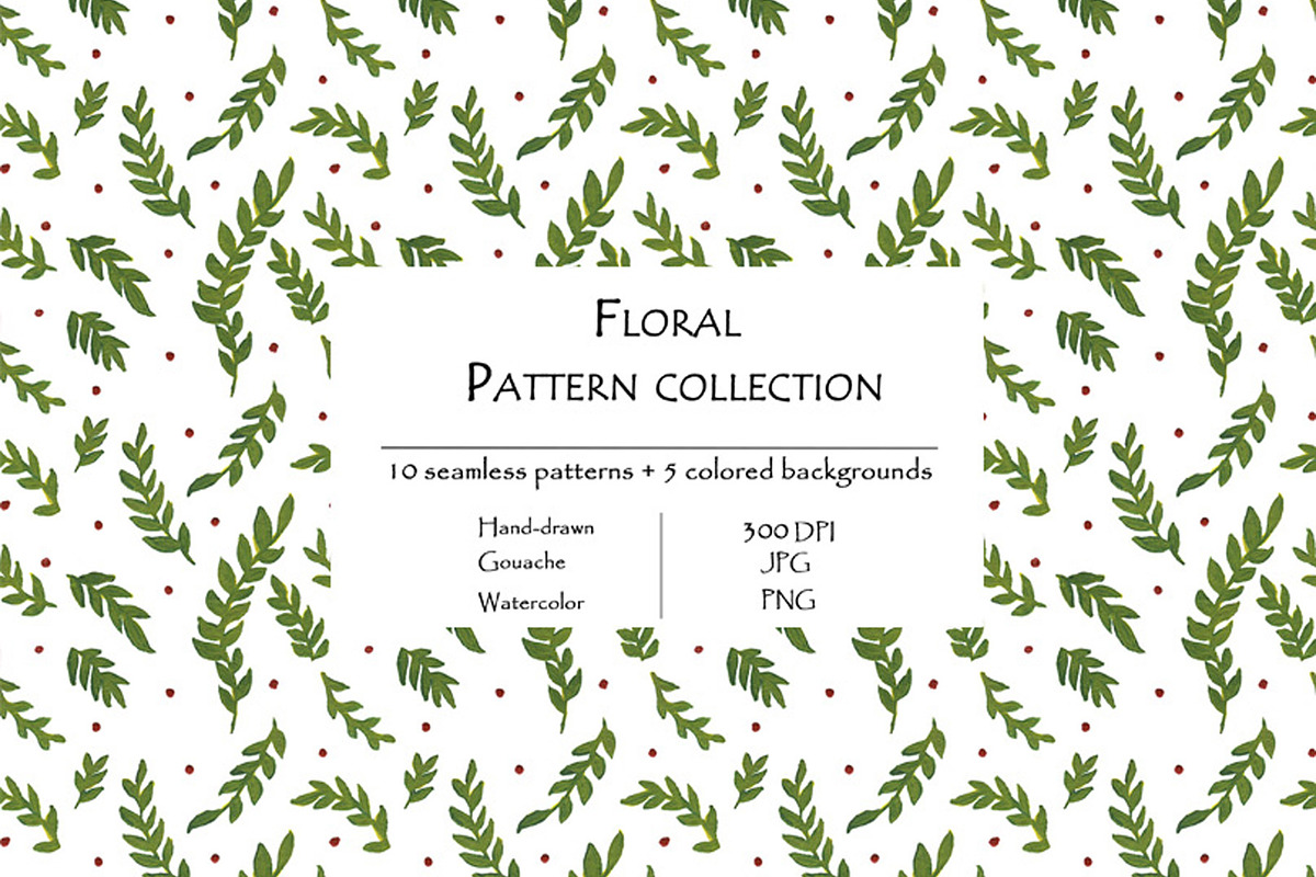 Floral Pattern Collection, a Pattern Graphic by Ann Bright (Photo 2 of 16)