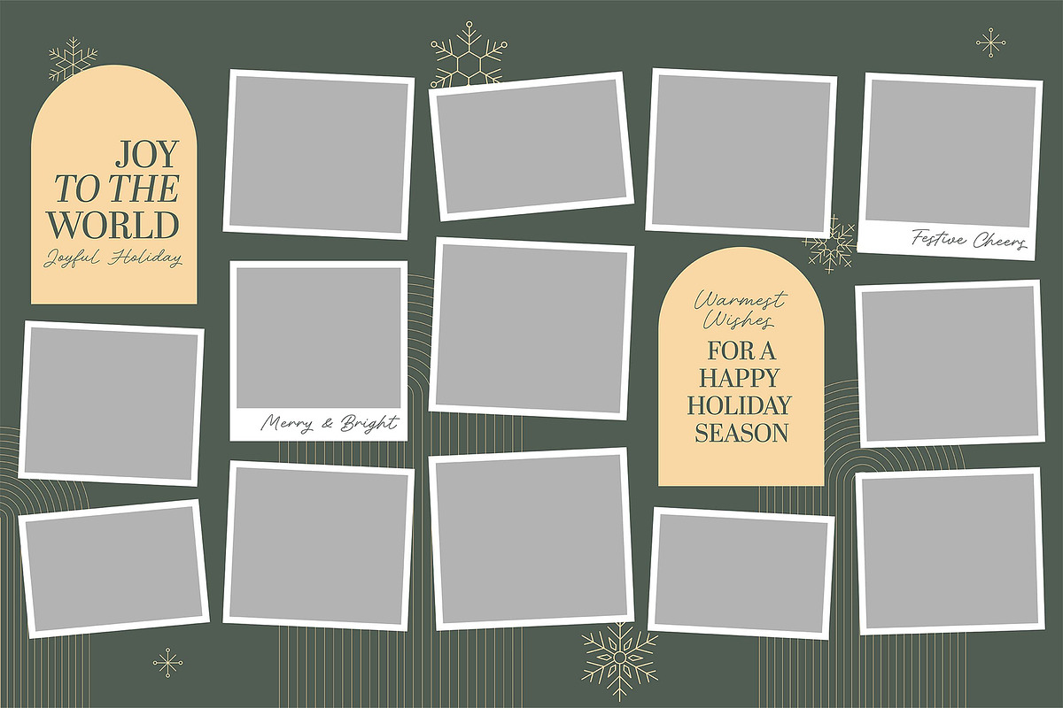 Christmas Photo Collage Template, a Social Media Template by DesignerCandies (Photo 2 of 5)