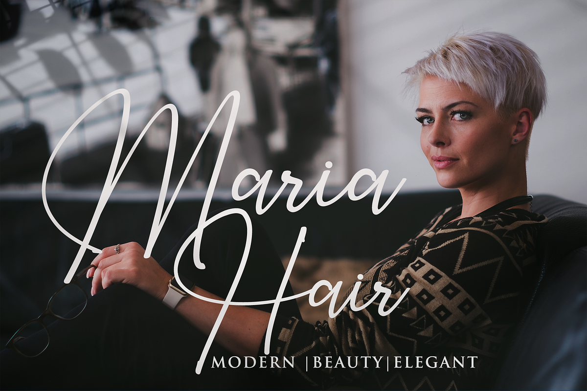 Hardiness - Luxury Script Font preview 3
