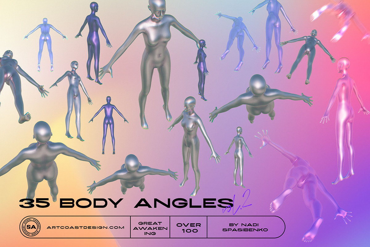 AWAKENING 3D Objects & Poster, a Wallpaper Graphic by nadispasibenko (Photo 12 of 16)