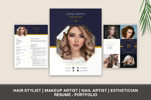 Hair Stylist Resume Portfolio