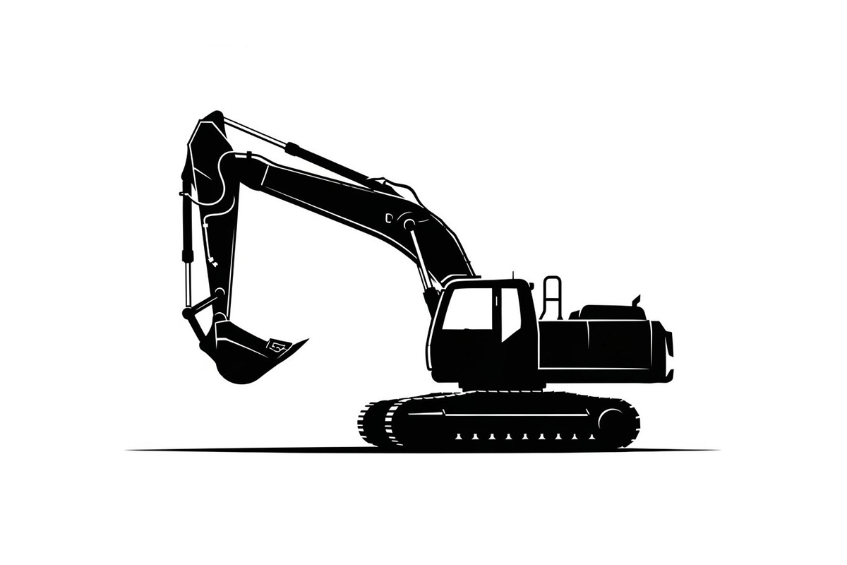 Excavator Construction Vector Bundle, an Illustration by Amazin_art (Photo 48 of 51)