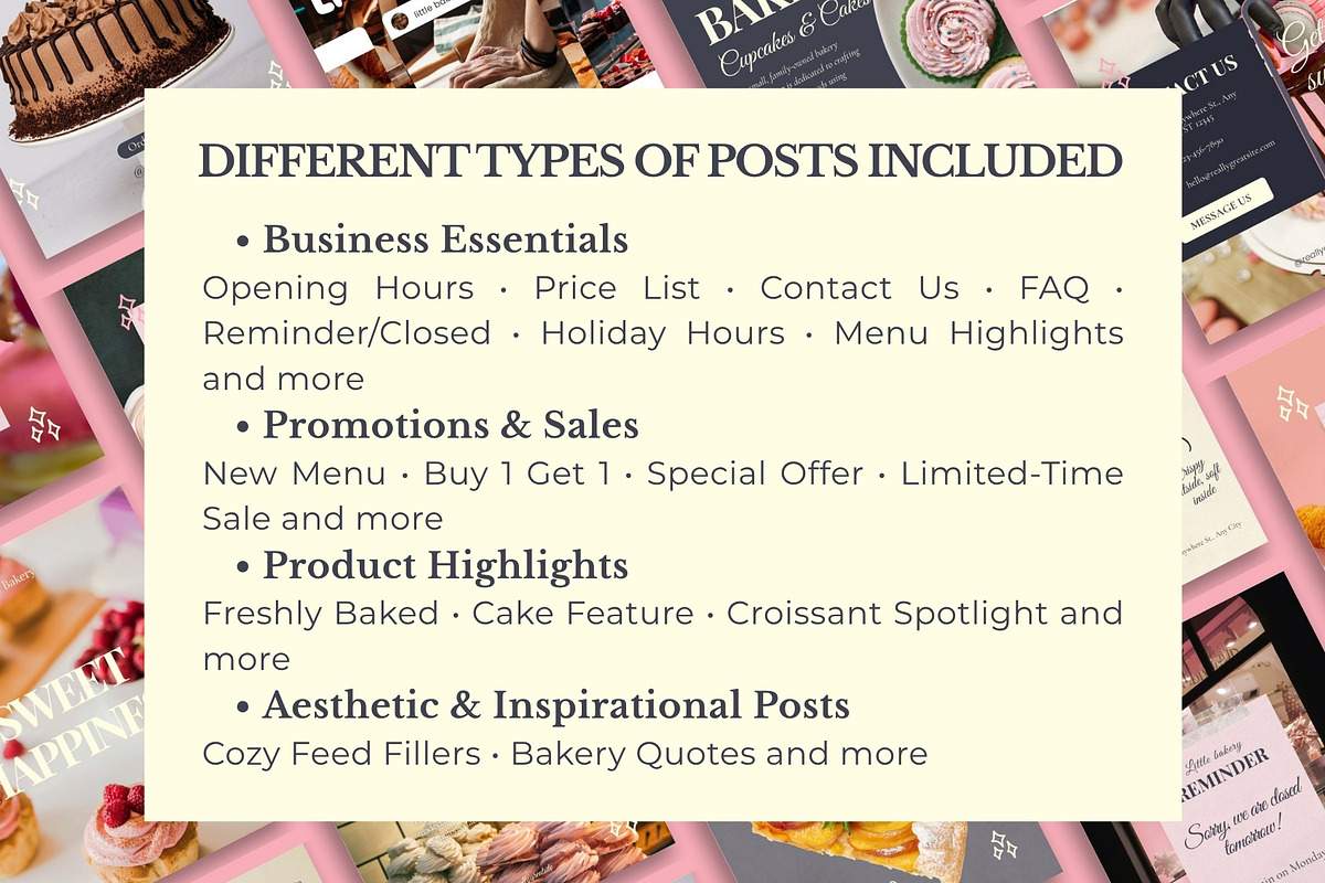 Cute Bakery Instagram, a Social Media Template by Anna Design Studio (Photo 9 of 10)