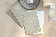 Grey Daisies Wedding Invite Suite, an Invitation Template by R Whitehurst Design (Thumbnail 6 of 10)