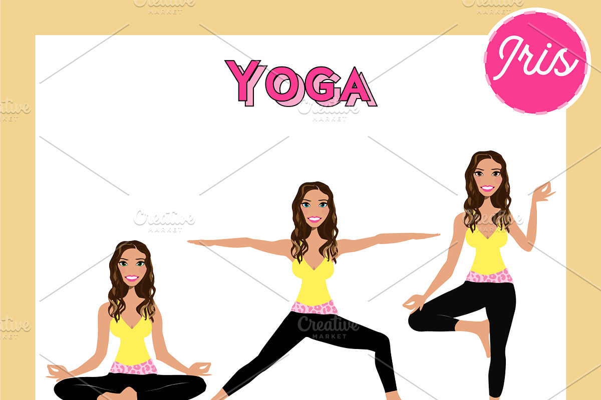 Yoga Teacher Portrait Creator, a Person Illustration by Lauren Lesley Studio (Photo 17 of 43)