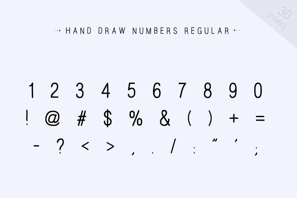 Hand Draw sans serif preview 4